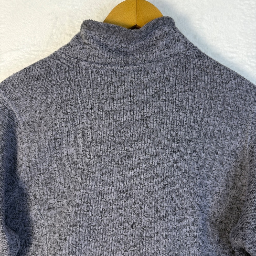 Eddie Bauer Women V Neck Pullover Fleece Sweatshirt Purple Lavender Size L - Picture 7 of 11